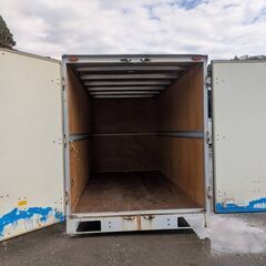 ♪八街A区SP25♪全長約383cm♪物置♪コンテナ♪鍵付♪高さ有♪アルミ箱♪の画像