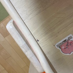 キッズデスクチェア 机 椅子 木製 未就学児 お絵描き 子供用学習机 椅子セットの画像