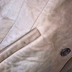 Wilson Leather レザー ボタンジャケット ブラウン Mの画像