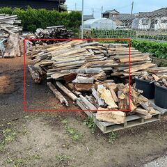 杉の材木 軽トラ2～3台分の画像