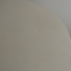 円形テーブル　ホワイトの画像