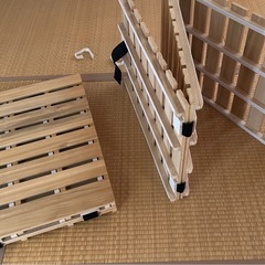 桐すのこベッドフレームの画像
