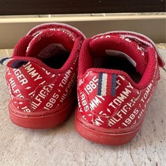 中古 16 cm トミー Tommy Hilfiger スニーカー シューズ キッズの画像