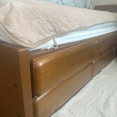 ベッド　木製フレーム　の画像