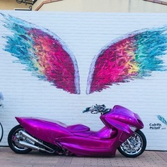 YAMAHA マジェスティ  sg20j 4d9 エアサス 着地の画像