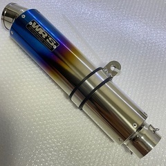 WR'S チタンラウンドサイレンサー　60.5mm 86π　jmca 政府認証品の画像
