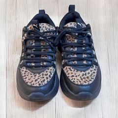 PUMA プーマ カルメン アニマル 厚底 スニーカ 24.5cmの画像