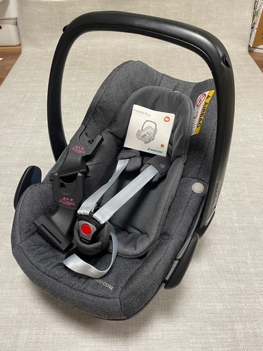 マキシコシ　ペブルプラス　エアバギーアダプタ付き