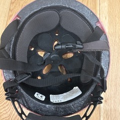 子供用自転車ヘルメットniccoニコべびーベビーレッド★女の子★赤47-52cm47-52cmの画像