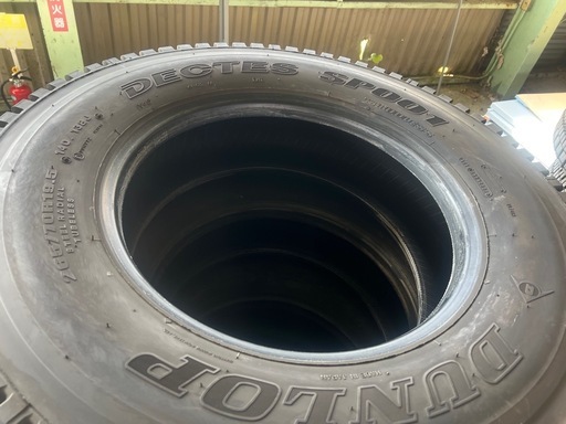 ダンロップ　265/70R19.5 SP001 スタッドレス12本セット