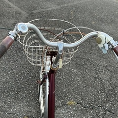 自転車あげます　26インチ婦人車　廃棄寸前の画像