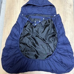 THE NORTH FACE ネイビー　ベビーシェルブランケット　抱っこ紐カバーの画像