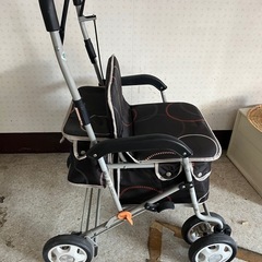 SS-2383 2段階キャスター　最大使用者体重100Kg　シルバーカー　の画像