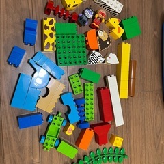 アンパンマンとなかよし動物バケツ　ブロックの画像