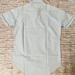 【形勢安定加工】メンズ　半袖　ワイシャツ襟付き　ポロシャツ　Mサイズの画像