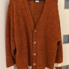 【SHIPS any別注】James Charlotte: リラックスフィット ライン Vネック カーディガンの画像