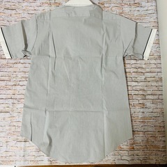 【形勢安定加工】メンズ　半袖　ワイシャツ襟付き　ポロシャツ　LLサイズの画像