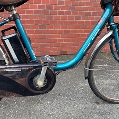 Panasonic 電動アシスト自転車 青　24インチの画像