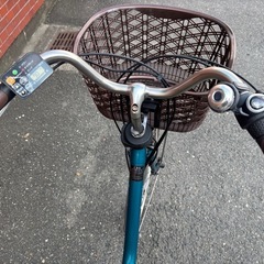 Panasonic 電動アシスト自転車 青　24インチの画像