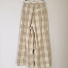 新品・定価¥12,100【CELFORD セルフォード】バリエーションワイドパンツ 36サイズ Sサイズ ベージュ 秋冬の画像