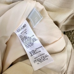 新品・定価¥12,100【CELFORD セルフォード】バリエーションワイドパンツ 36サイズ Sサイズ ベージュ 秋冬の画像