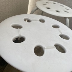 丸椅子　2つセットの画像