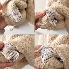 ふわふわ厚手のニット　アイボリー　サイズF   GRLの画像