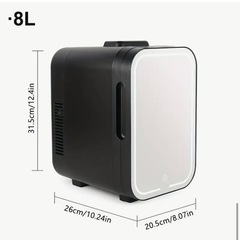 冷蔵庫8リットル　の画像