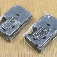 【11月9日　最終処分】　無料　CASIO（カシオ）18mm　CLEAR TAPE　IR-18XG　GOLD INK　2個　テプラカートリッジ　日本製　未使用の画像