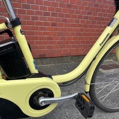 YAMAHA PAS natura 電動アシスト自転車 大容量ブラウン 前カゴ付きの画像