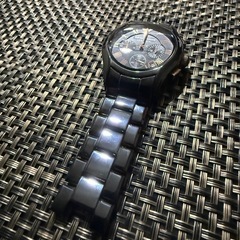 ARMANI アルマーニ　腕時計　AR-1410 セラミック　革ベルトに変更すればOKの画像