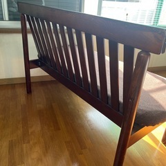 長椅子　2人掛けの画像
