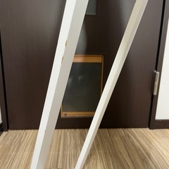 ニトリ　全身鏡　全身ミラー　ホワイトの画像