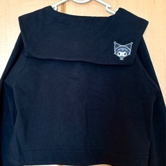 【クロミ】140 黒トップスの画像