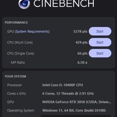 「11月20日まで」ゲーミングPC 自作 i5-10400F / RTX3050 / 32GB / SSD1TB / Wi-Fi対応の画像