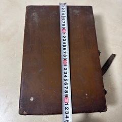 トランク　寅さんバッグ古いケースアンティーク収納レトロ古道具の画像