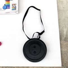 折りたたみ椅子 携帯用 折り畳み椅子 高さ45cmまで無段階 キャンプ アウトドア 行列待ち 万博椅子 新品未使用の画像