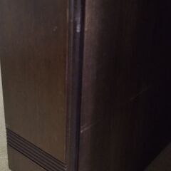 ドレッサー　鏡台　化粧台　椅子付き　ナラ板目の画像