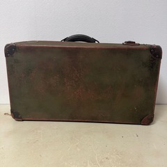 トランク② バッグかばん古いレトロ大正昭和アンティークケース古道具 の画像