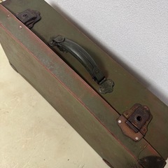 トランク② バッグかばん古いレトロ大正昭和アンティークケース古道具 の画像
