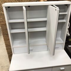 【ジャングルジャングルサカイ石津店】モカ　ドレッサー　moca company ハイタイプ ドレッサー 三面鏡 幅70cm クリーニング済み 堺市 西区 東区 北区 南区 堺区 石津の画像