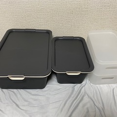 (譲渡済み)収納ケース6個の画像