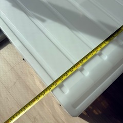 キャスター付き プラスチック収納チェスト（3段×2列・計6引き出し／ホワイト×クリア）の画像