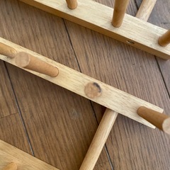 皿　スタンド　木製の画像