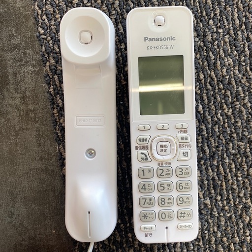 1/25値下げしました?便利?2024年製 Panasonic コードレス電話機　VE-GD69-W No.7516