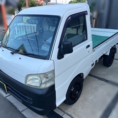 ハイゼット　カスタム　後期　ブロックタイヤ　14インチ　カーナビ　軽トラック　5MTの画像