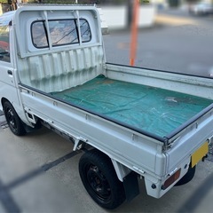 ハイゼット　カスタム　後期　ブロックタイヤ　14インチ　カーナビ　軽トラック　5MTの画像