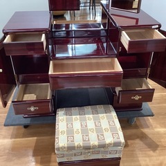 三面鏡ドレッサー【町田市再生家具】　252172の画像