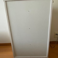 キッチン　２分別　ダストボックス　キャスター付の画像