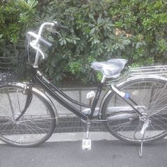 整備済み中古自転車　27インチ　税別￥13.800-　パナソニック　内装３段　LEDオートライト　ブラック1029の画像